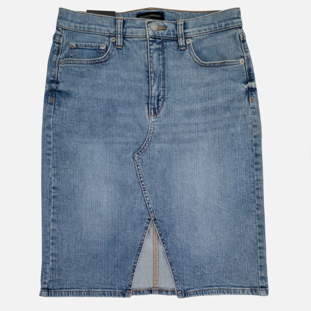 Banana Republic Denim Pencil Skirt 6